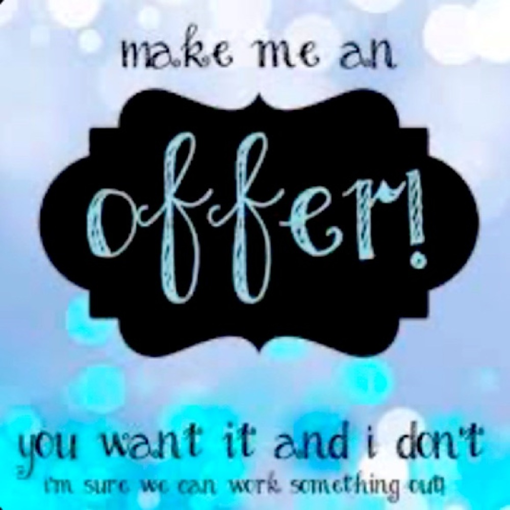 Any reasonable offer accepted!!